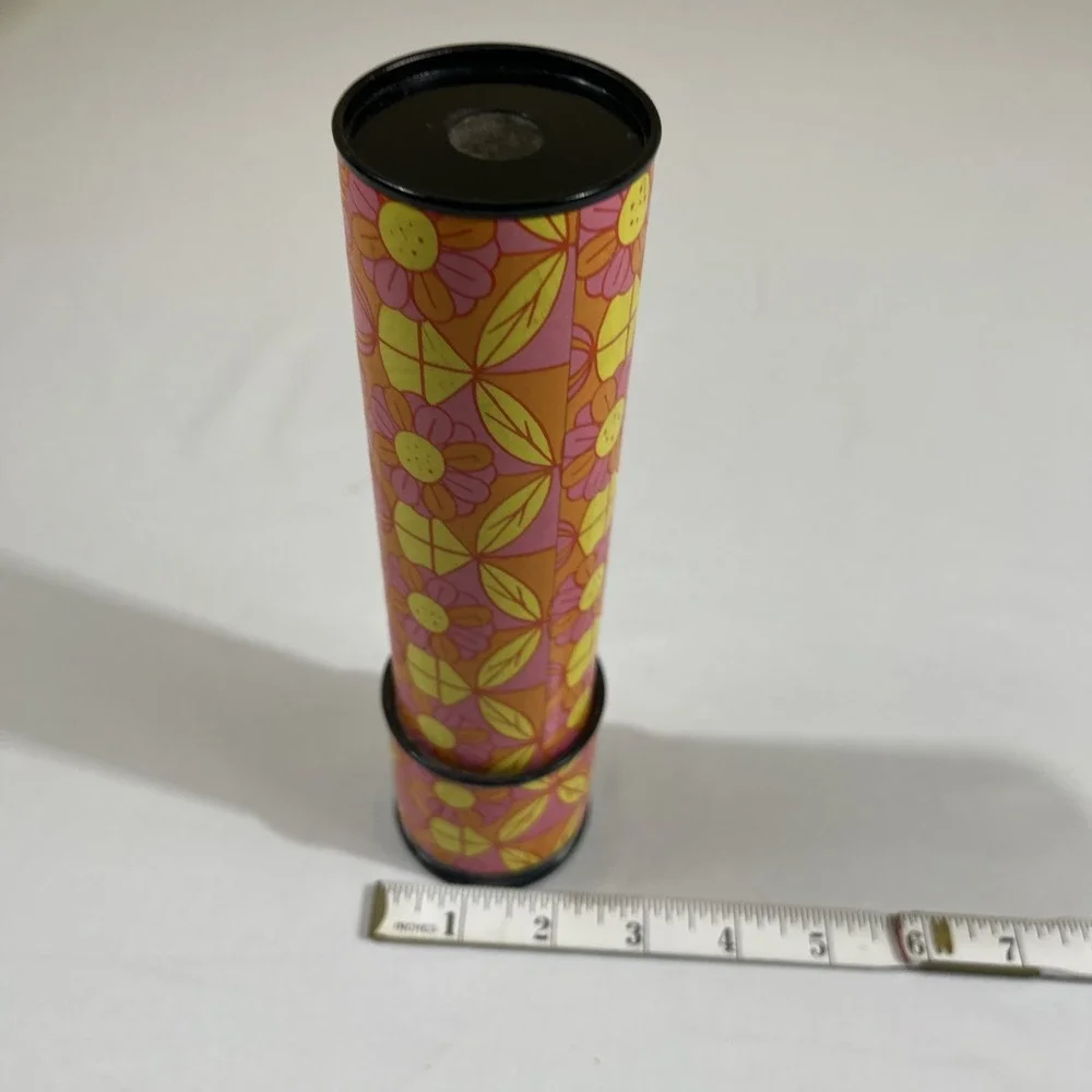Vintage 1970s Kaleidoscope Toy Made in Japan Retro Psychedelic Mod Floral